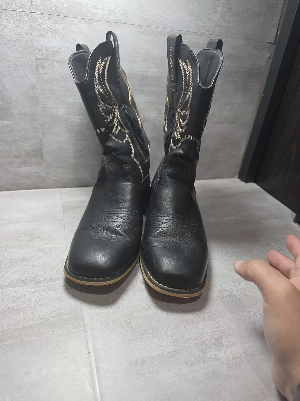 vodvob Kids Western Cowboy Boots, Size 5